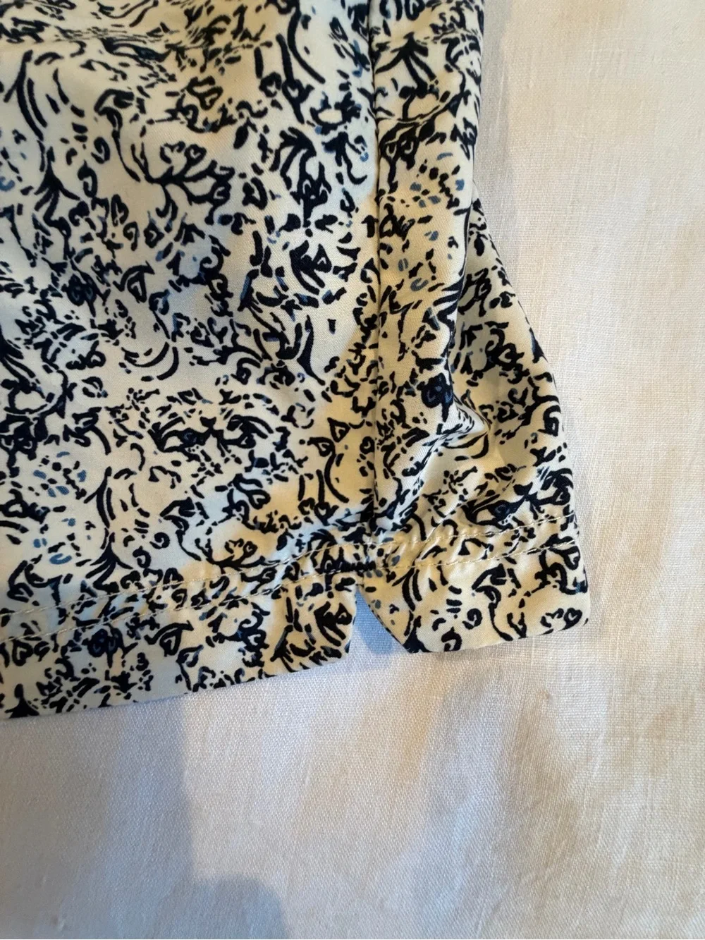 Selected Homme Heritage White and Navy Floral Swim Trunks